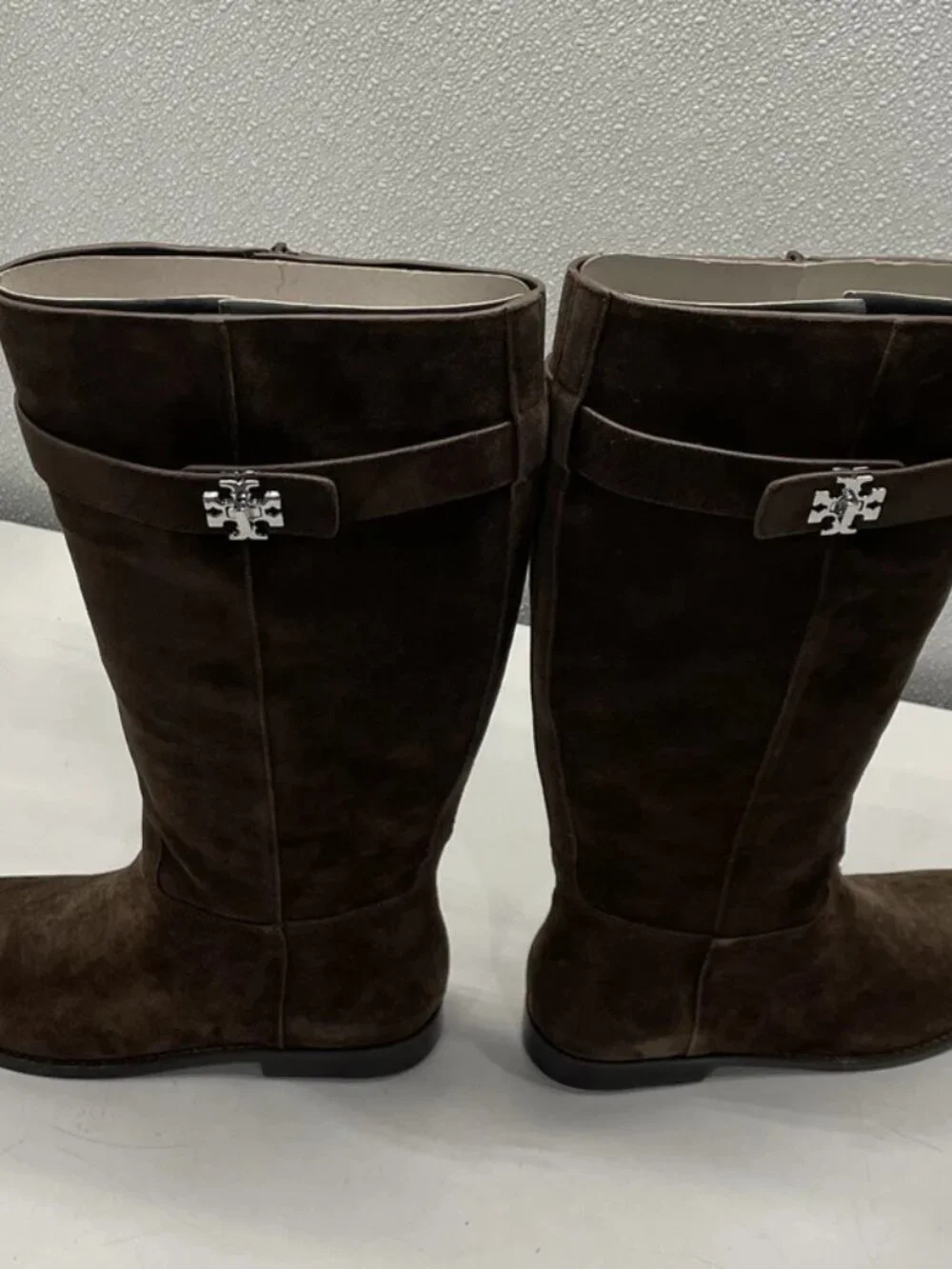 NEW Tory Burch Turnlock Heeled Ankle Boot Women's 10 Dark Cocoa